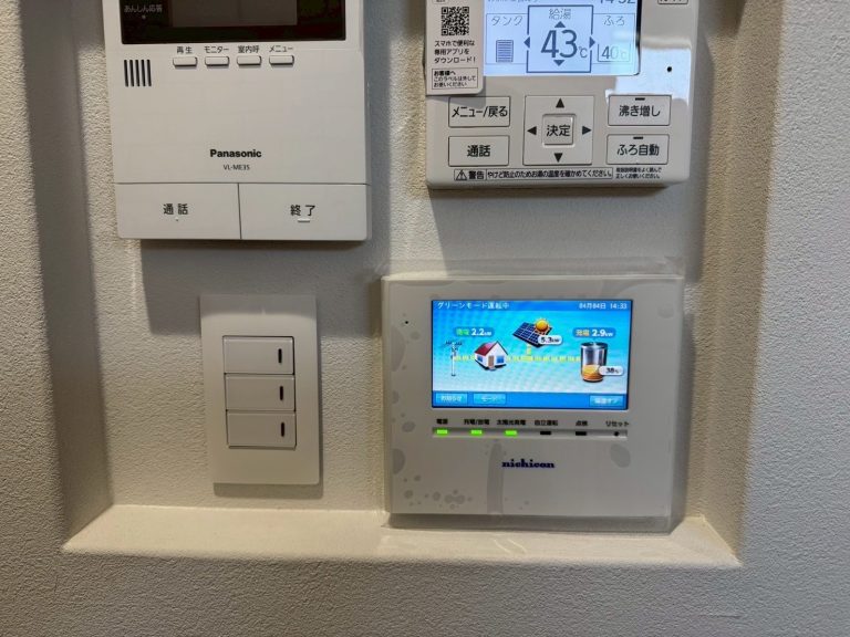 薩摩川内市天辰町U様邸　太陽光発電QCELLS 6.88kw➕ニチコントライブリッド蓄電池9.9kwシステム設置工事一式