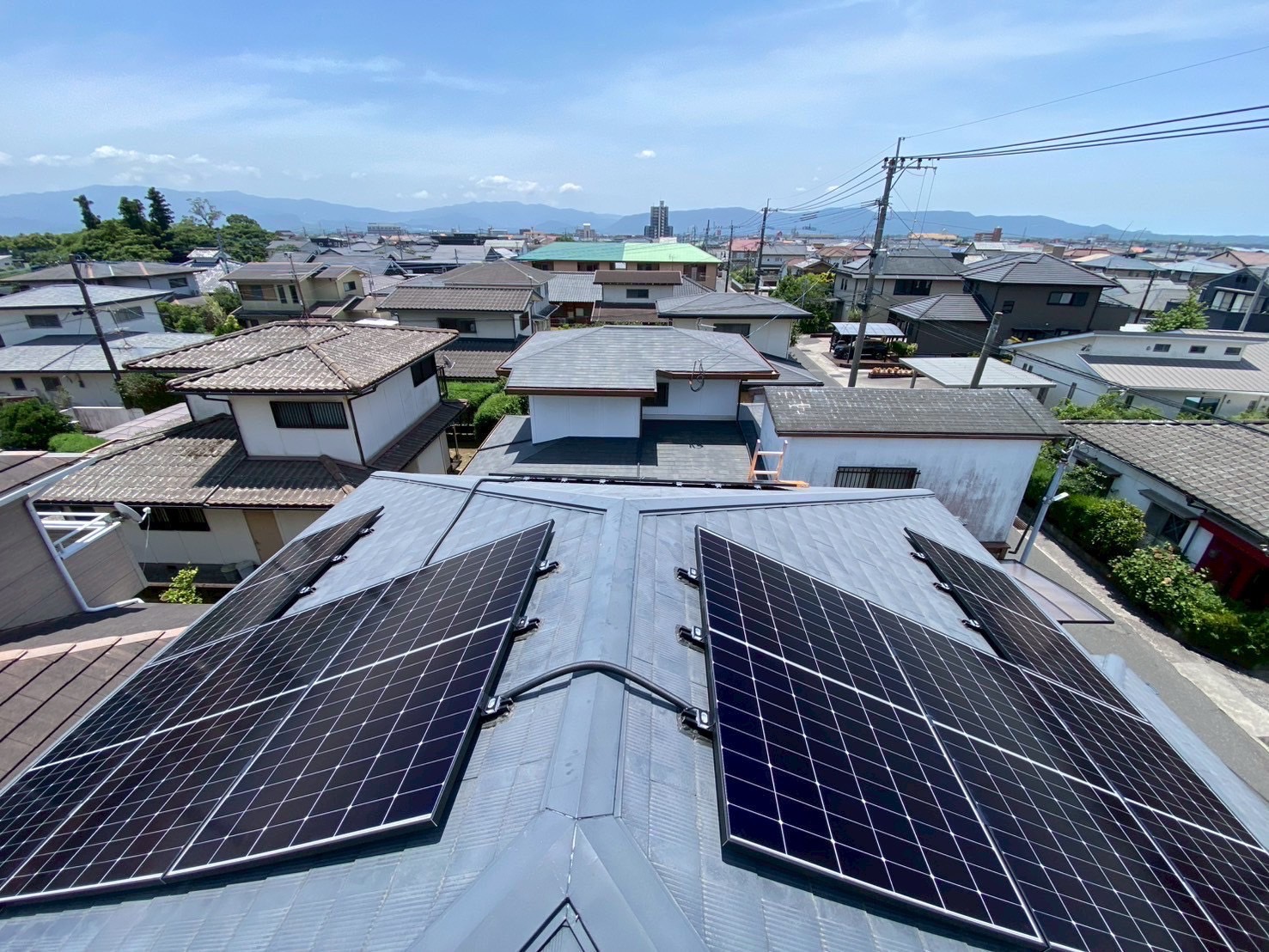 鹿屋市U様邸　太陽光発電5.22 kw➕蓄電池 9.9kwシステム設置工事一式