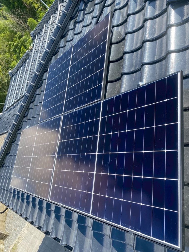 鹿児島市A様邸　太陽光発電6.6kw➕蓄電地7.4kwシステム設置工事一式