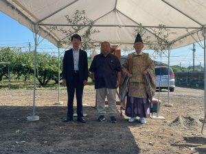 熊本県人吉市M様邸 地鎮祭を行いました。