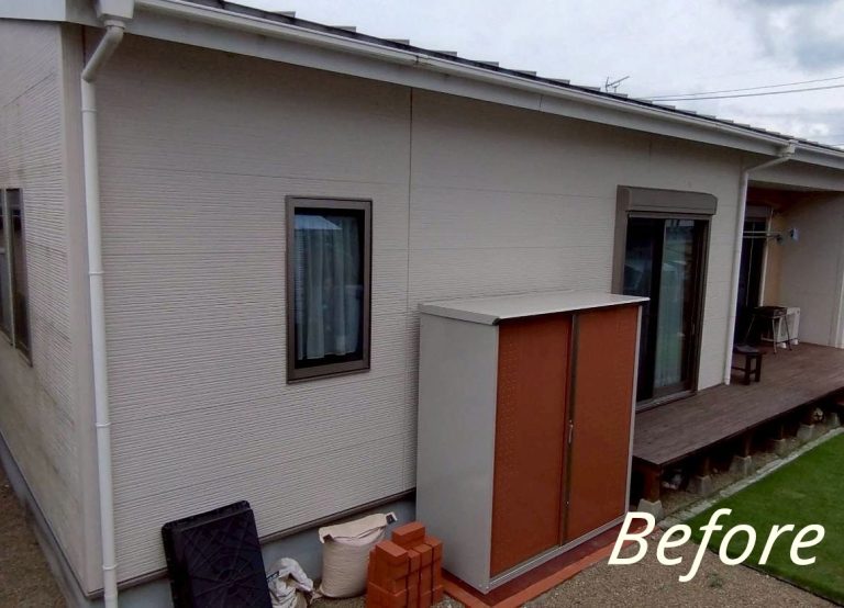 宮崎県都城市K様邸 太陽光両面発電カーポート1台用 4.05kw➕ダイヤカレイド超高級外壁塗装工事