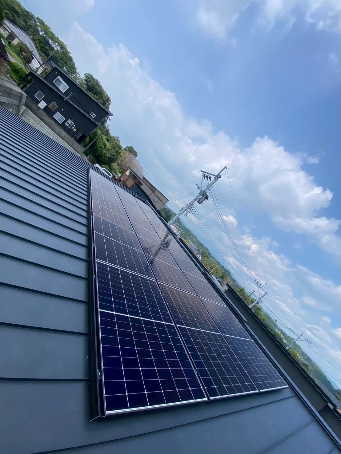 宮崎県都城市Ｓ様邸 太陽光発電6.6kw➕蓄電地7.4kwシステム設置工事一式