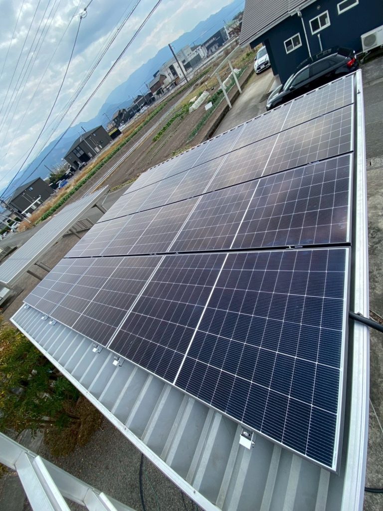 宮崎県北諸県郡T様邸 太陽光発電5.52kw➕蓄電池14.9kwhシステム設置工事一式
