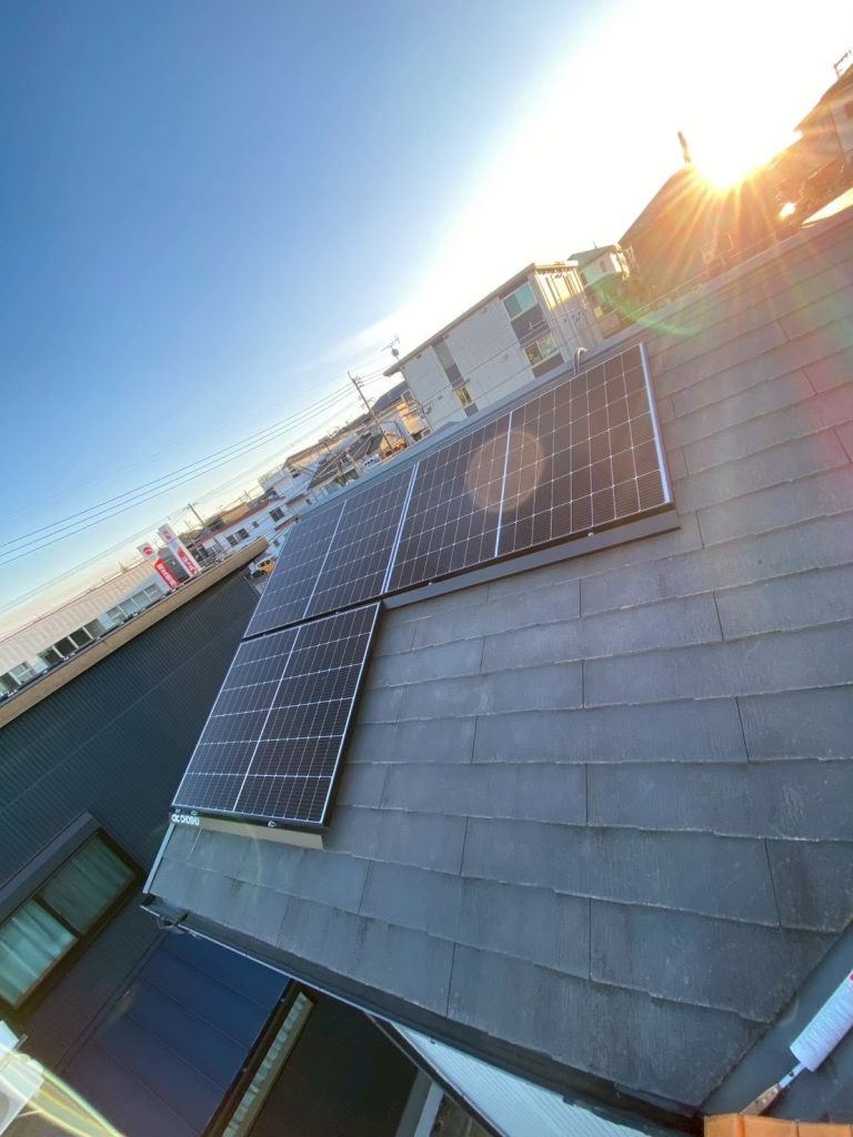 鹿児島県鹿児島市S様邸 太陽光発電5.46kw➕蓄電池12.7kwhシステム設置工事一式